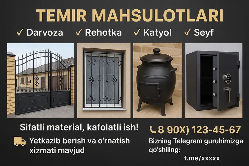 Darvoza yasash hizmati Jizzax shaxar — фото 3