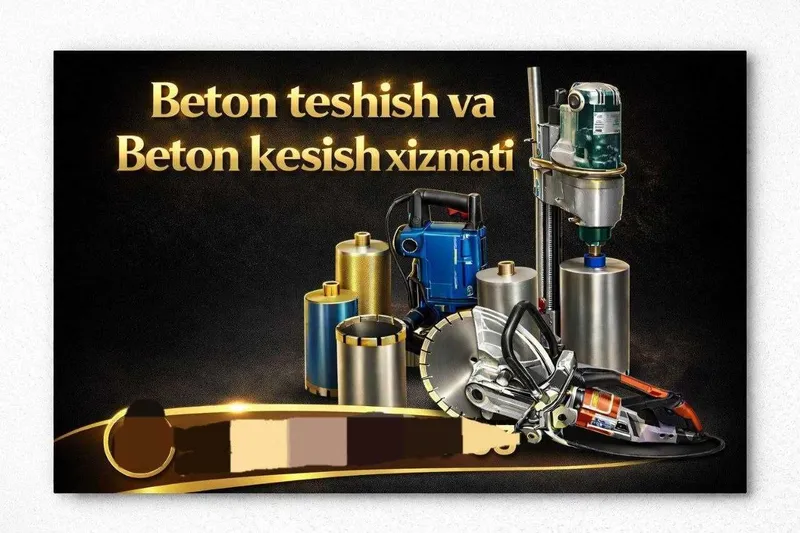 Бетон тешиш, Перфоратор хизмати ,бетон кесиш, Алмазний Резка, перефара 2