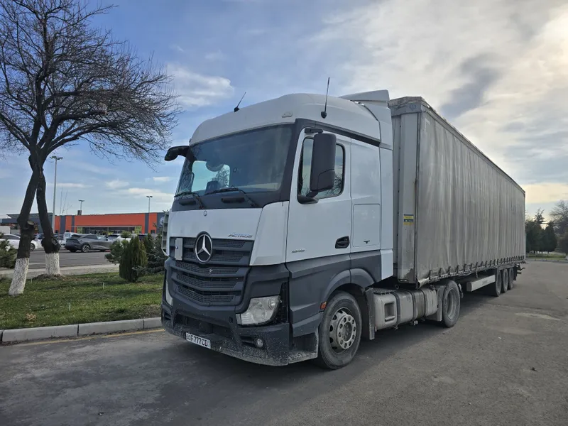 Мега Mercedes Actros Metan Мега Прицеп — фото 3