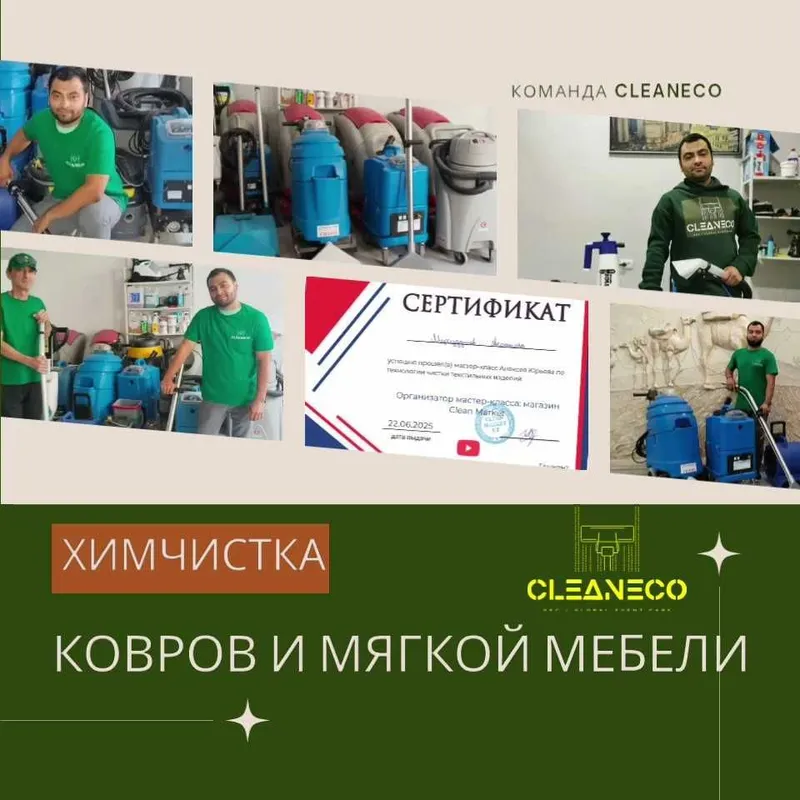 Divan, kreslo, gilam ximchistkasi joyida tez, xavfsiz, professional — фото 1