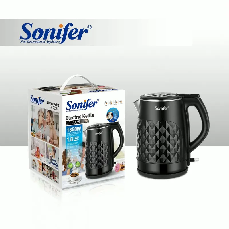 Электрочайник sonifer хороший товар модель SF- 2025 доставки есть!!
