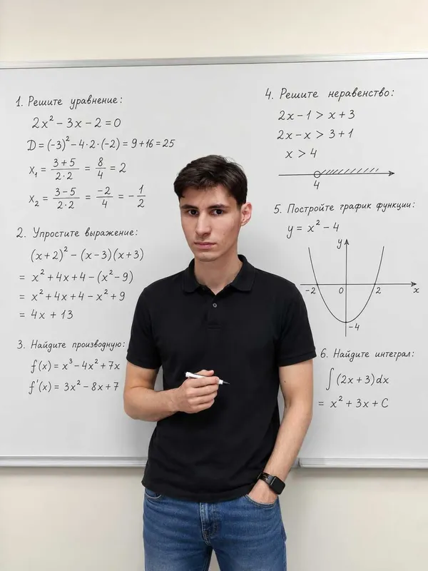 Репетитор по математике | DTM, лицей, нац. сертификат