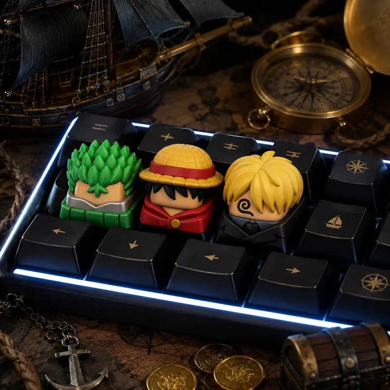 Mexanik klaviatura uchun One Piece keykaplari 1