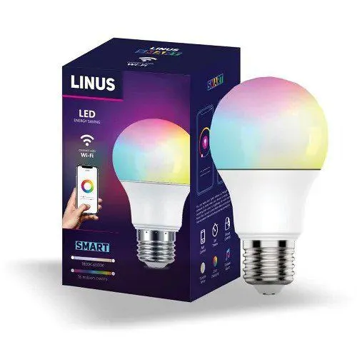 LINUS Smart RGBW Wi-Fi LED Лампа E27 — фото 1