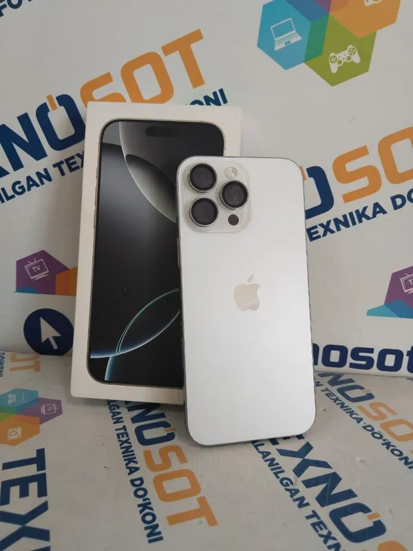 iPhone 16 Pro Max Silver 2 iPhone 16 Pro Max Silver 2