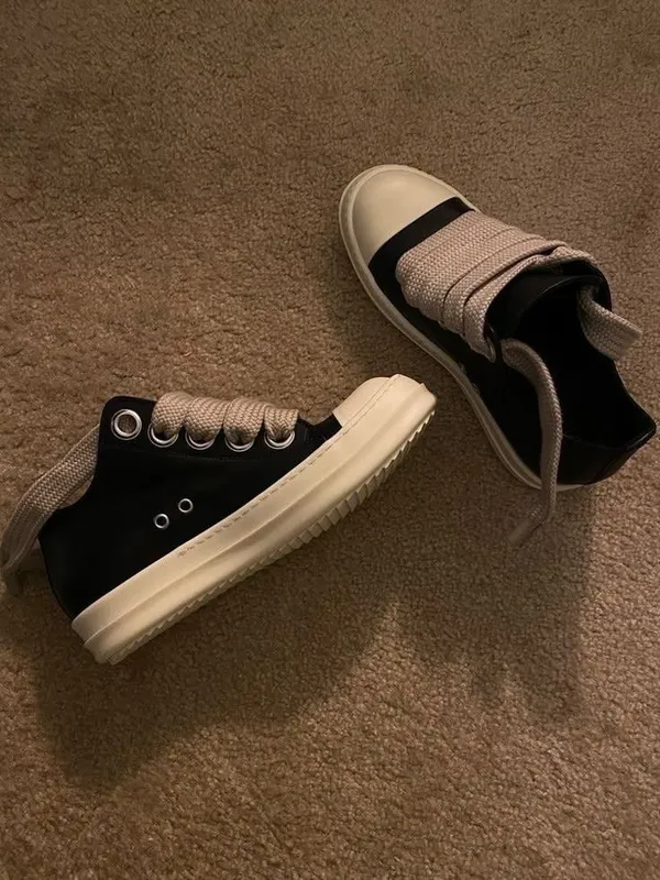 кроссовки rick owens jumbo lace — фото 1