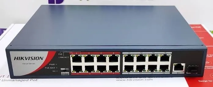 Poe камутатор hikvison DS-3E0318P-E
