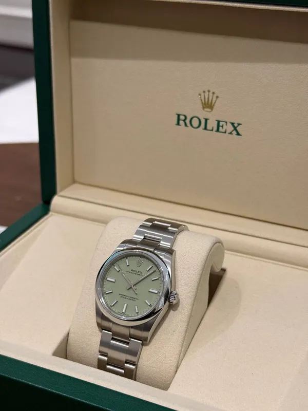 NEW Часы Rolex Oyster Perpetual 34mm Steel — фото 3