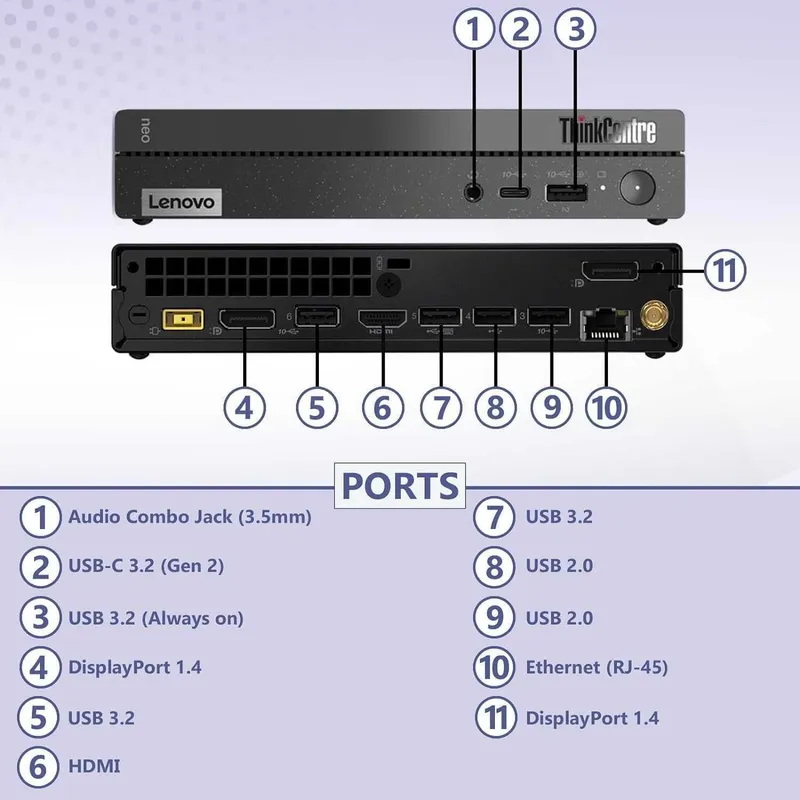 Мини Пк Mini Pc Lenovo ThinkCentre neo 50q Gen4 intel core i5 16/256Gb 2 Мини Пк Mini Pc Lenovo ThinkCentre neo 50q Gen4 intel core i5 16/256Gb 2