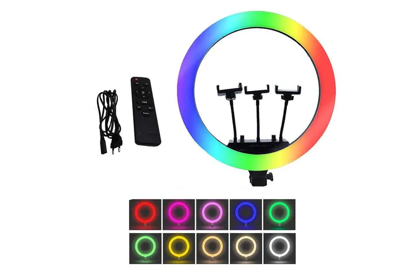RGB Кольцевая селфи-лампа 56 см Jmary MJ56 Доставка ecт — фото 2 RGB Кольцевая селфи-лампа 56 см Jmary MJ56 Доставка ecт — фото 2
