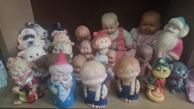 Игрушки резиновые разные совпластитал