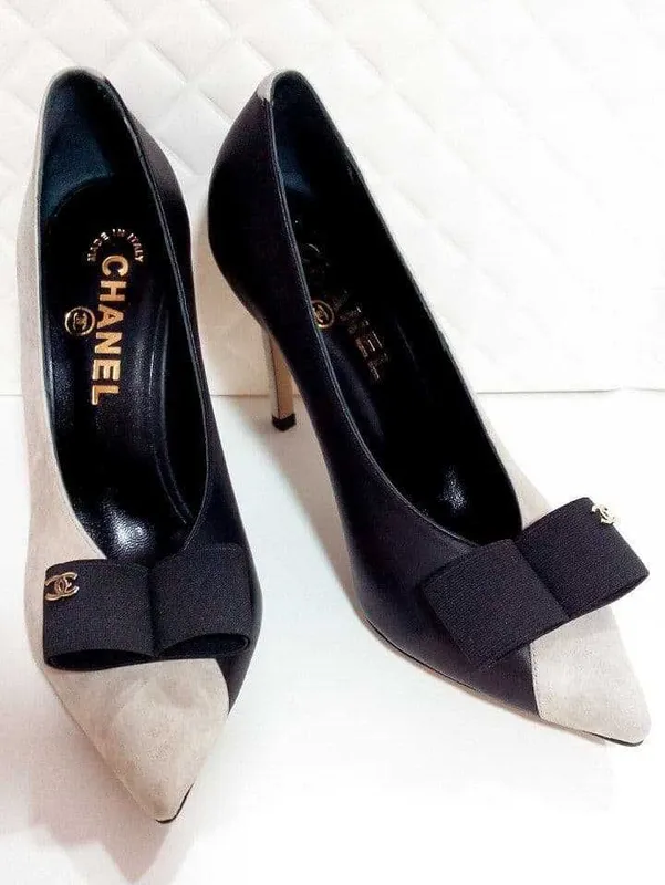 Эксклюзивные замшевые туфли лодочки CHANEL ITALY 3