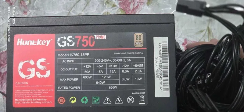 Продается блоки питания фирмы Huntkey 650W 400W Xtech 550W — фото 2