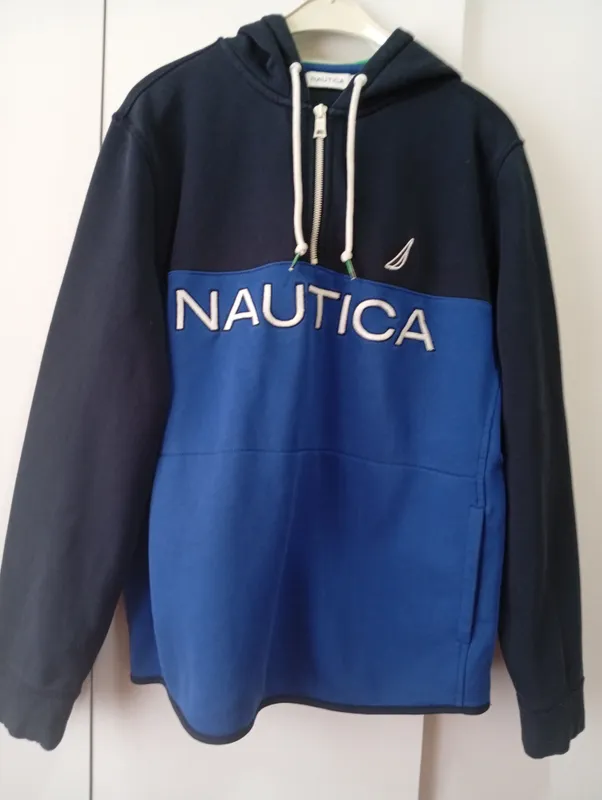 Nautica мужская толстовка плотная,Удобна в носке.