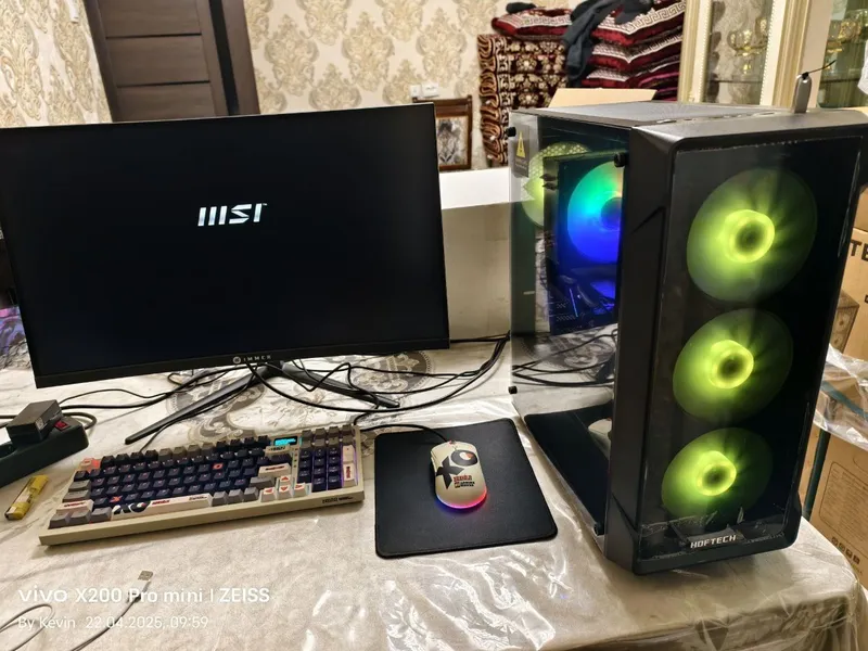 Game club учун компьютер H610+i3 12100f+gtx 1650