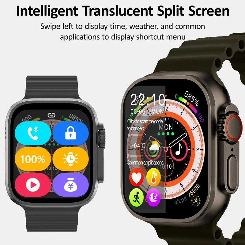 Aksiya! Smart Watch X9 ULTRA aqlli soatlari, qora rang 4 Aksiya! Smart Watch X9 ULTRA aqlli soatlari, qora rang 4