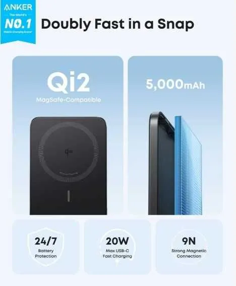 Anker powerbank повербанк 5,000mAh 4