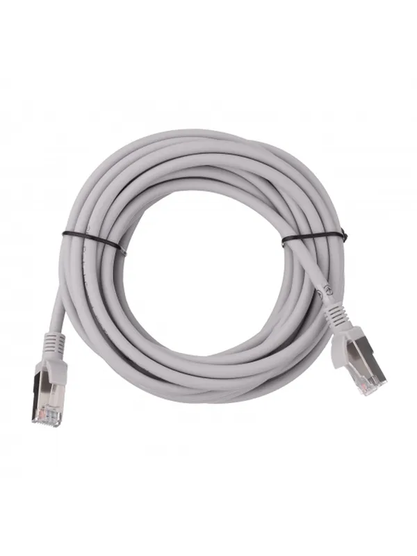 Патч-корд 2E CAT 5e, FTP, 5 м, 26AWG, RJ45, Cu, LSZH, серый 1