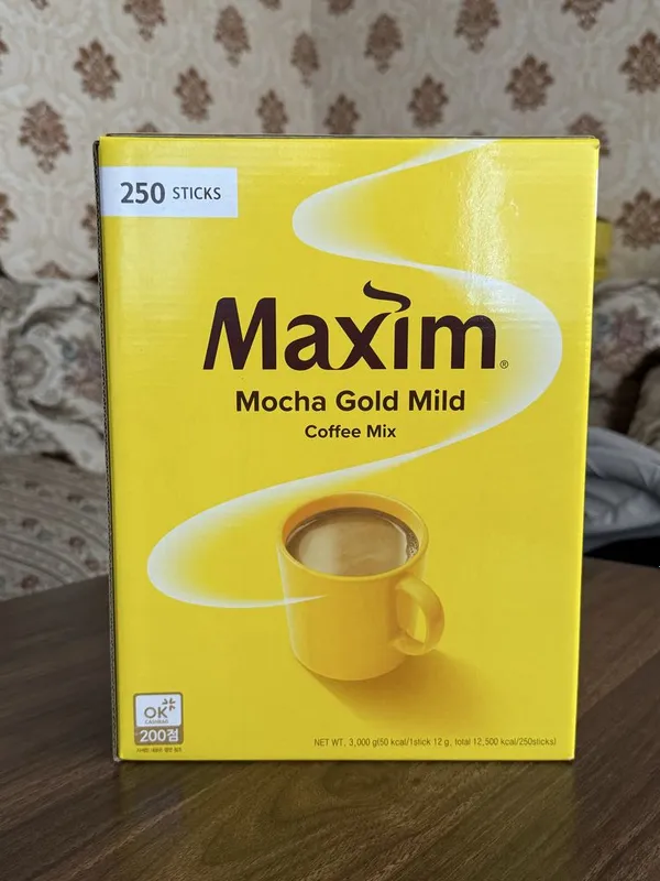 Корейский кофе 3 в 1 Maxim Mocha gold mild 250 стиков — фото 3