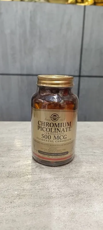 Solgar chromium picolinate 500 mcg 60 veg caps Solgar chromium picolinate 500 mcg 60 veg caps