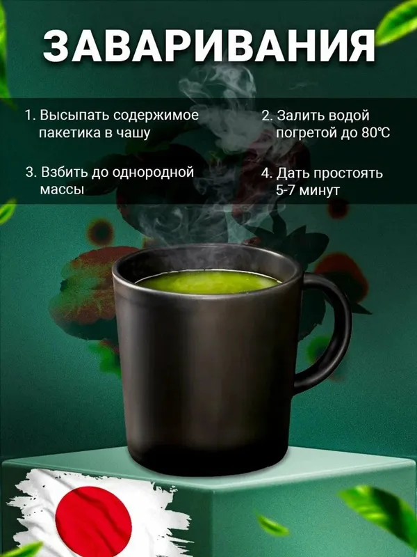 Чай Matcha Detox Идеальный внешний вид с МАТЧА! 2 Чай Matcha Detox Идеальный внешний вид с МАТЧА! 2