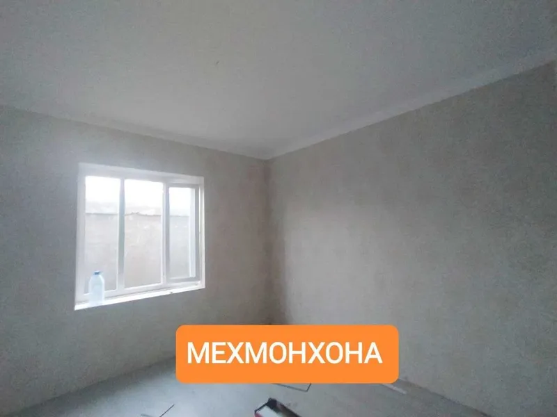 Янги Коттедж сотилади 2.5 сотик 3 хона + Холл Под ключ Кибрай рн — фото 3