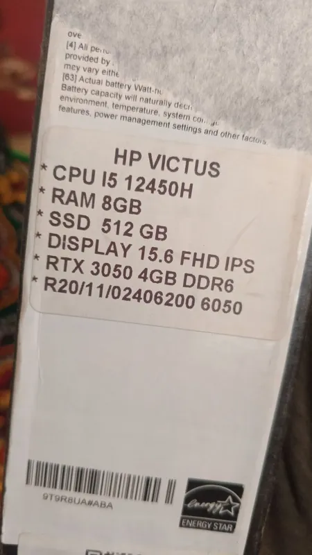 HP VICTUS RTX 3050noutbuk 1 HP VICTUS RTX 3050noutbuk 1