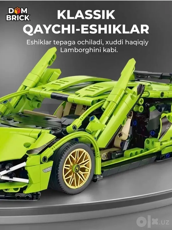 Konstruktor avtomobillar to'plami DOM BRICKS sport karlar 4 Konstruktor avtomobillar to'plami DOM BRICKS sport karlar 4