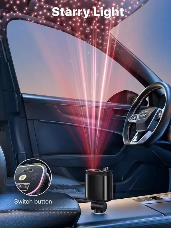 Starlight Retractable Car Charger 4-in-1 Avtomobil — фото 1