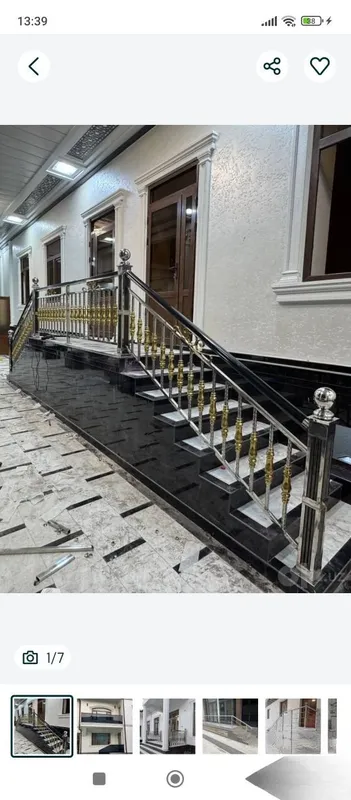 Перила из нержавейки Навесы с лексаном стекло 7 Перила из нержавейки Навесы с лексаном стекло 7