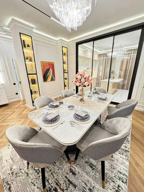 Сдам шикарную 2х ком кв-ру 4/12 Жк Mirabad Avenue ор-р метро Айбек А1 — фото 2