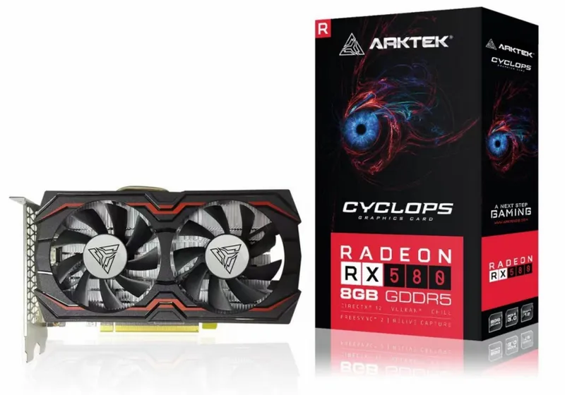 AMD Radeon RX 580 8GB GPU Видеокарта — фото 2