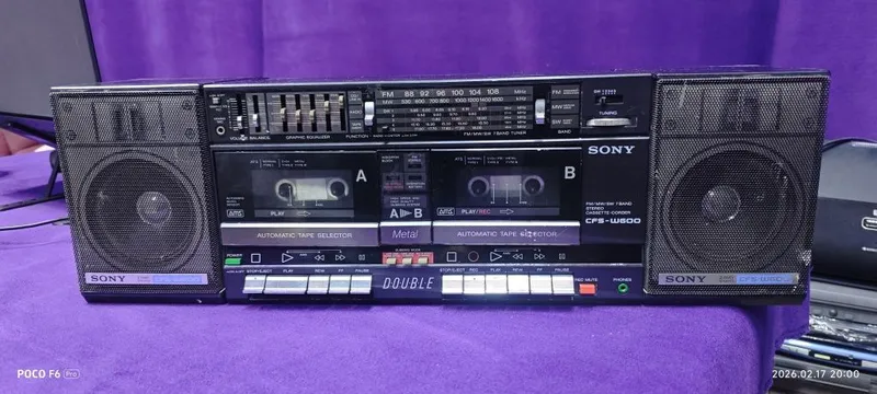 Магнитофон Sony CFS-W600 в хорошем состоянии
