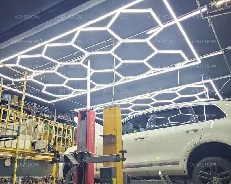 LED hexagon освещение 2.4×4.1 м комплект соты 530W — фото 2