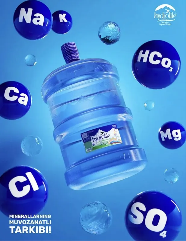 Доставка природной горной воды Hydrolife 19л в Самарканде — фото 2