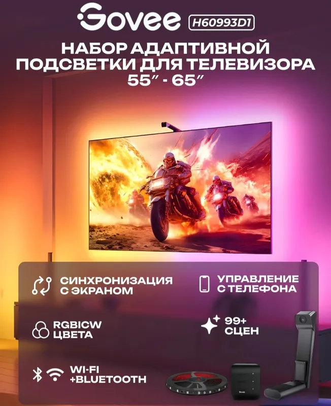 Светодиодная лента RGBIC Govee H60993D1