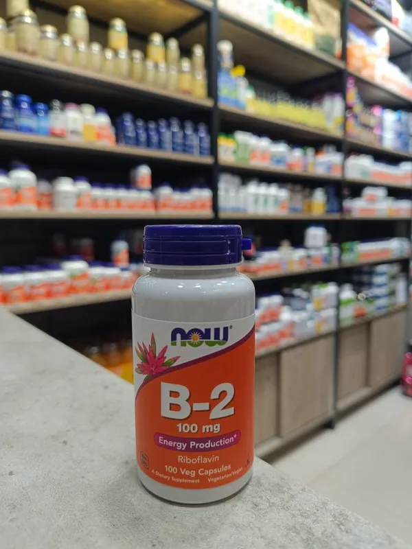 Now B 2 riboflavin 100 mg 100 veg capsules