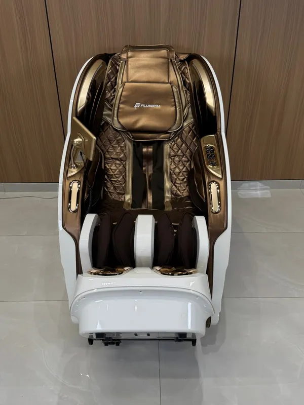 Массажное кресло Plusgym T700 White 4