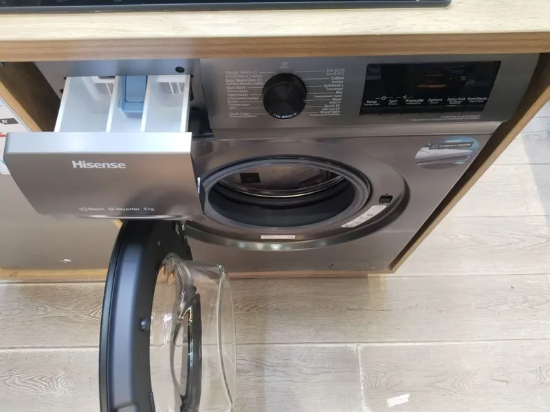 Madeli: Hisense 8 kg kir yuvish mashinasi — фото 3
