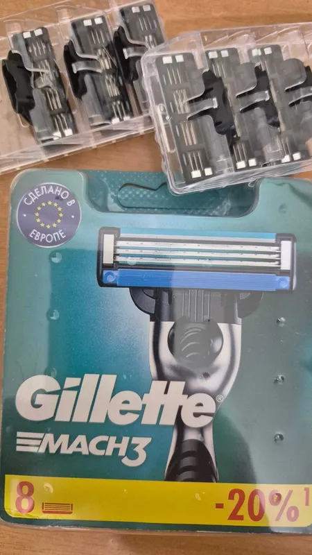Продам бритвы Gillette Mach3 1