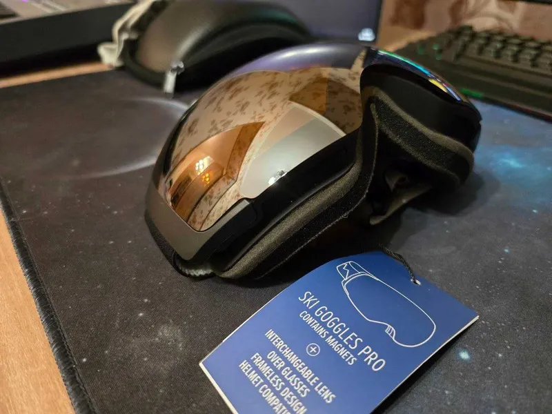 Очки для лыж/сноуборда (ski goggles), абсолютно новые — фото 4