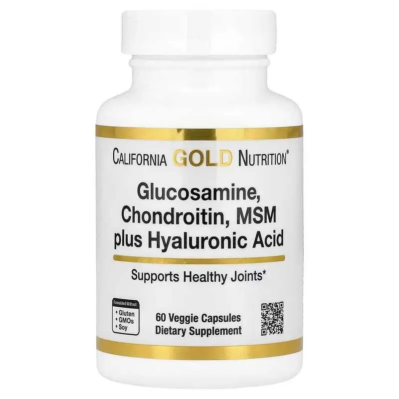 California Gold Glucosamine Chondroitin MSM глюкозамин хондроитин — фото 1
