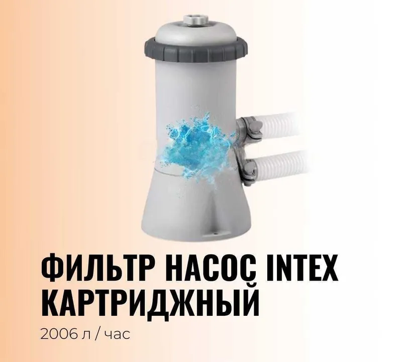 Фильтрующие насосы для бассейнов Intex из первых рук оригинал 100% 2