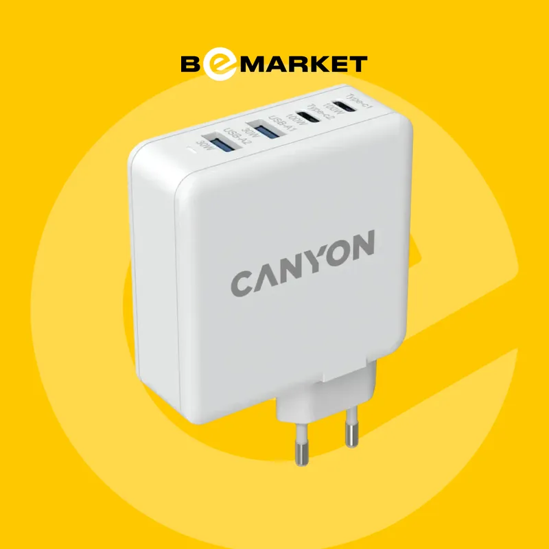 Сетевое зарядное устройство Canyon CNE-CHA100W 2 Сетевое зарядное устройство Canyon CNE-CHA100W 2