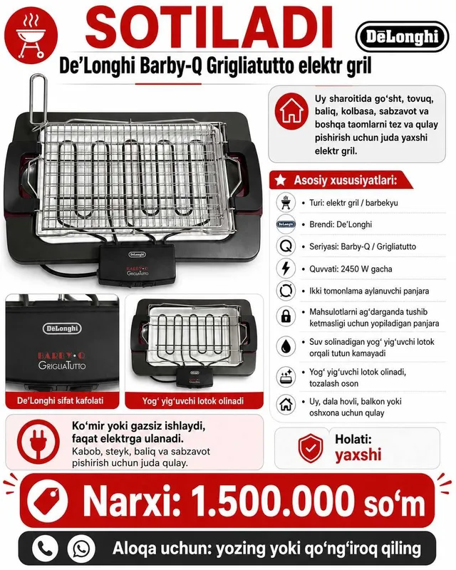 De’Longhi Barby-Q Grigliatutto 1 De’Longhi Barby-Q Grigliatutto 1