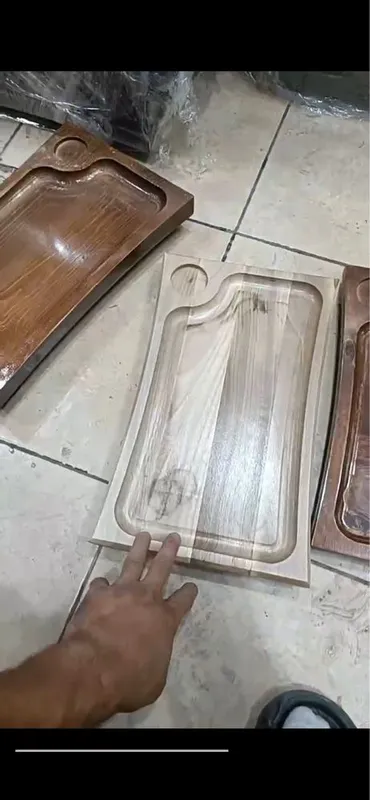 посуда из дерево 5