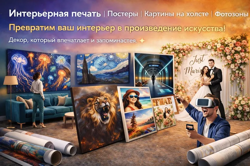 Картины на холсте для интерьера дома и офиса — фото 6