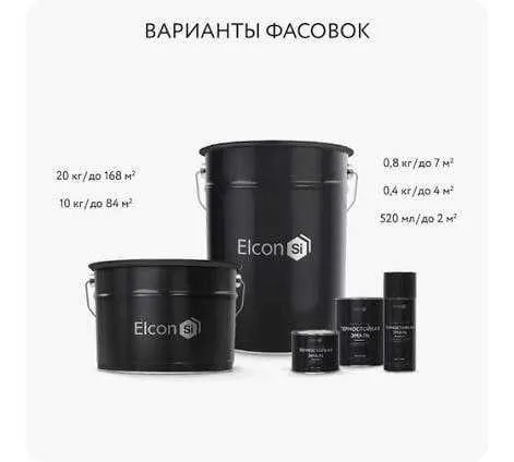 Термостойкая эмаль Elcon Max Therm Термостойкая эмаль Elcon Max Therm
