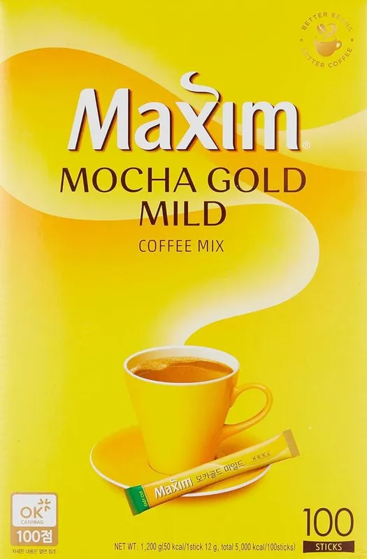 Корейский кофе 3 в 1 • Maxim Mocha Gold Mild • coffee mix — фото 1