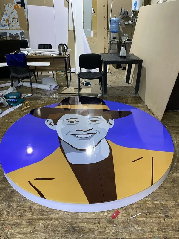 Tashqi reklama banner yonuvchi harflar 5